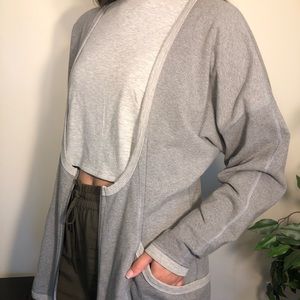 SOLD Grey lululemon half zip cardigan